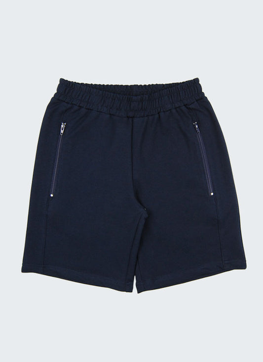 Zip Pocket Shorts - Dark Blue