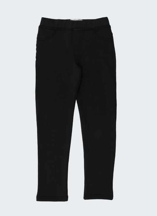 Jersey Leggings-Pants - Black