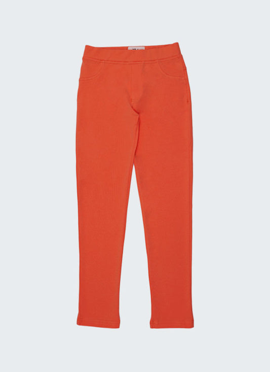Jersey Leggings-Pants - Dark Orange