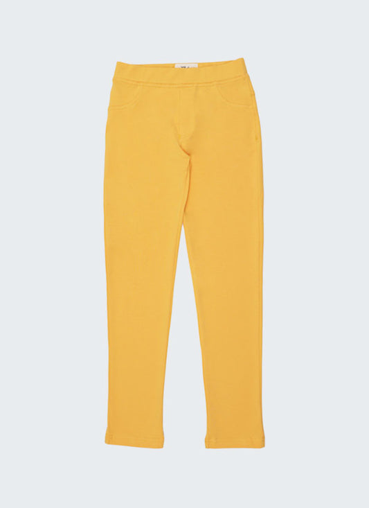 Jersey Leggings-Pants - Yellow