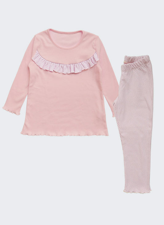 Ruffle Pajamas - Pink