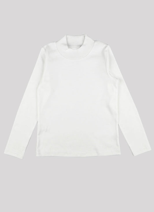 Turtleneck T-shirt - White