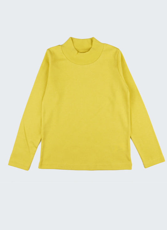Turtleneck T-shirt - Yellow