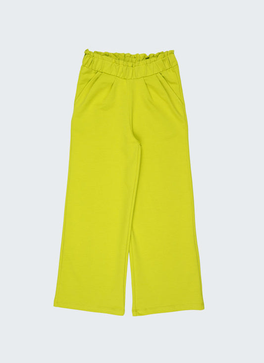 Free Falling Cloche Pants - Bright Lime