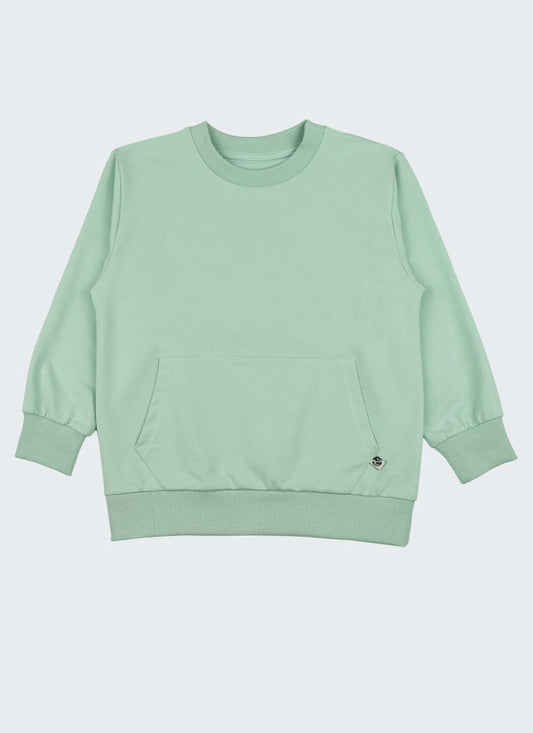 Loose Fit Classic Sweatshirt - Green