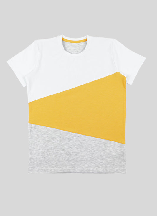 Triangle Block T-shirt - Yellow
