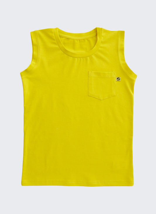 Sleeveless T-shirt - Bright Lime